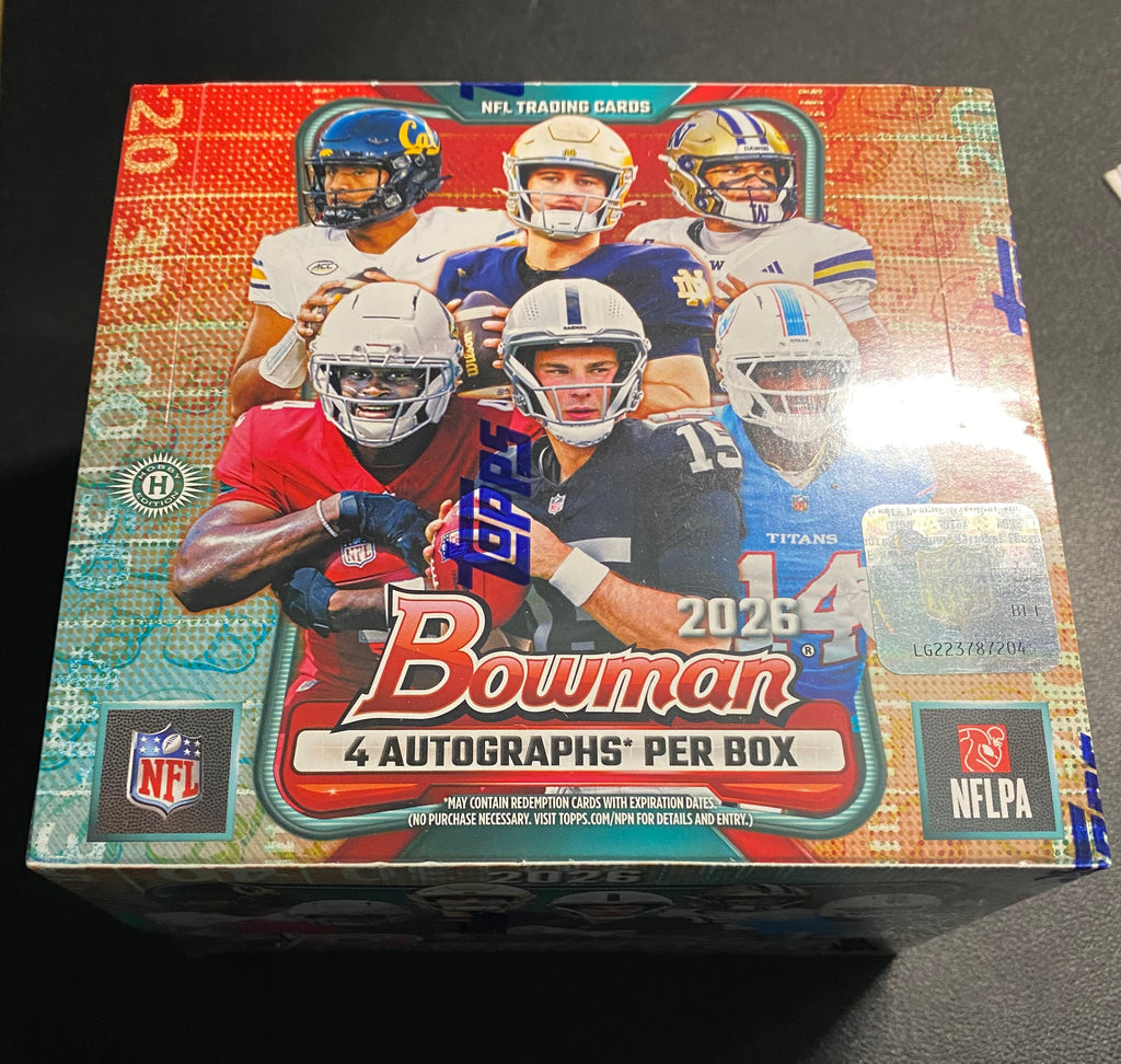 2026 Bowman Football Jumbo Box Hobby Unopened Ready To Ship