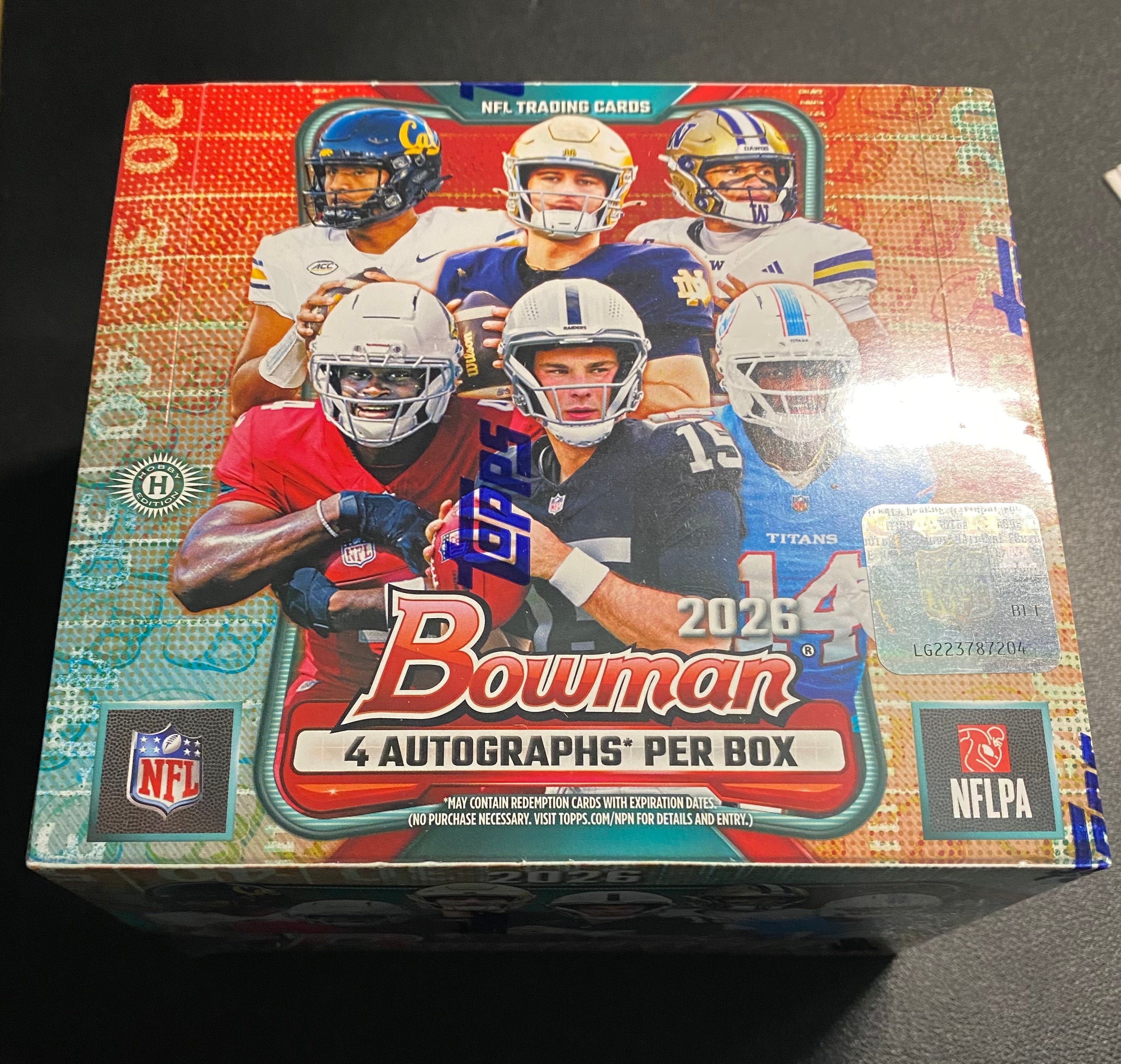 2026 Bowman Football Jumbo Box Hobby Unopened Ready To Ship